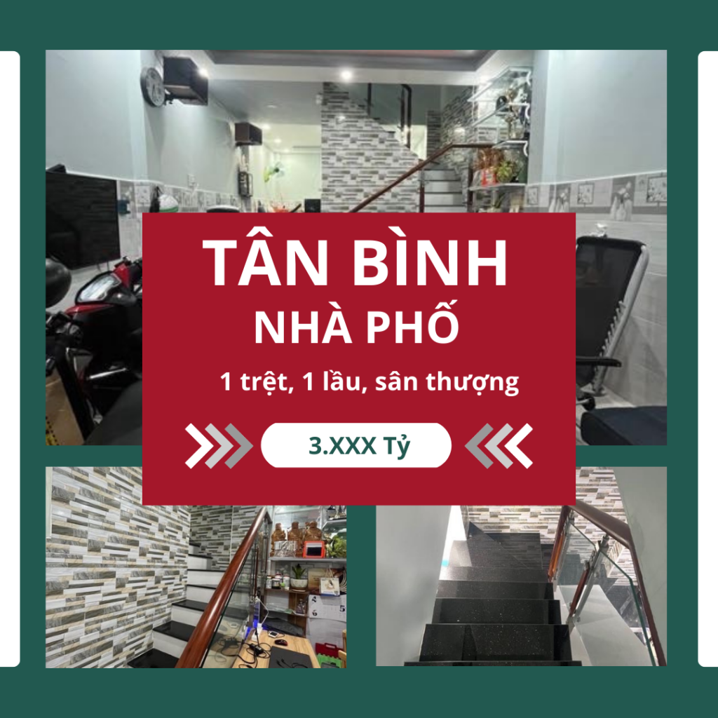 Bán nhà phố đường Lạc Long Quân, Tân Bình – 42m², giá chỉ 3.XXX tỷ