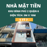 Nhà mặt tiền nội bộ khu Bình Phú 2, P10, Quận 6