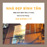 Nhà Bình Tân, giáp quận 6, 58m², 3 tầng, hẻm xe hơi thông – Giá cực tốt nhỉnh 5 tỷ