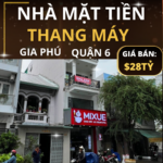 Đầu tư sinh lời cao với nhà mặt tiền Gia Phú Quận 6