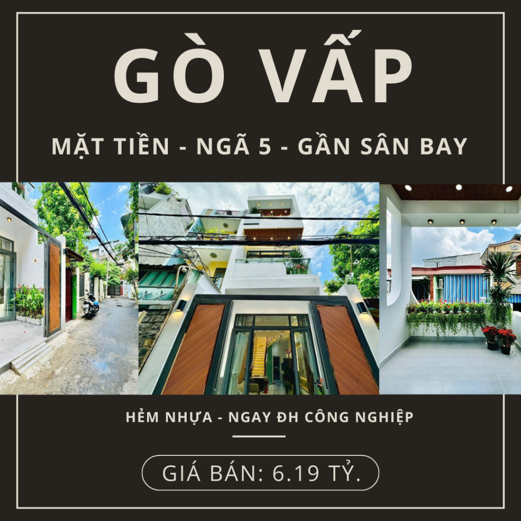 Nhà đẹp, vị trí thuận lợi tại Gò Vấp đang chờ đón bạn!